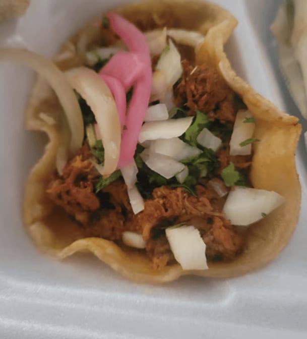 Cochinita Pibil Taco.