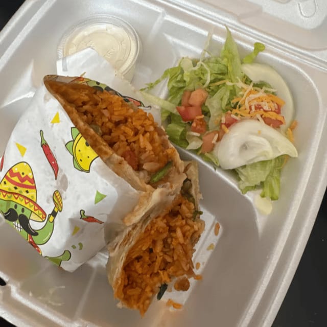 Veggie Burrito.