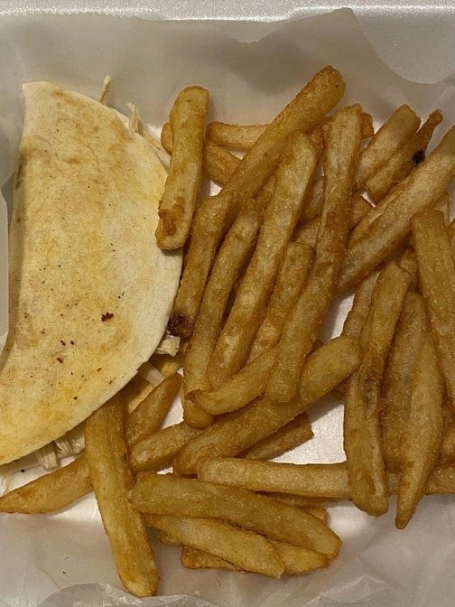Kids Quesadilla with Fries or Rice.