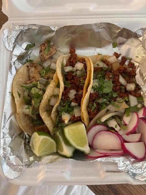 Grilled Chicken Taco.