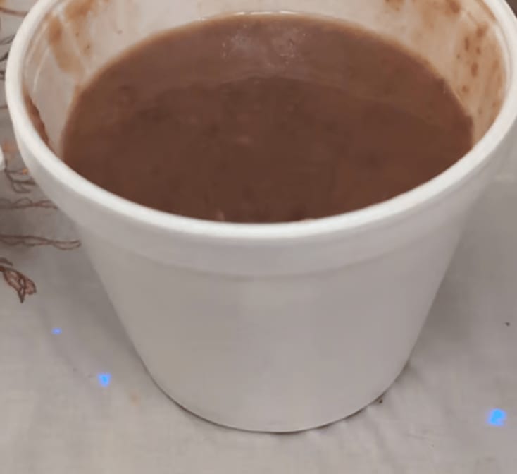 Side of Frijoles (Beans).