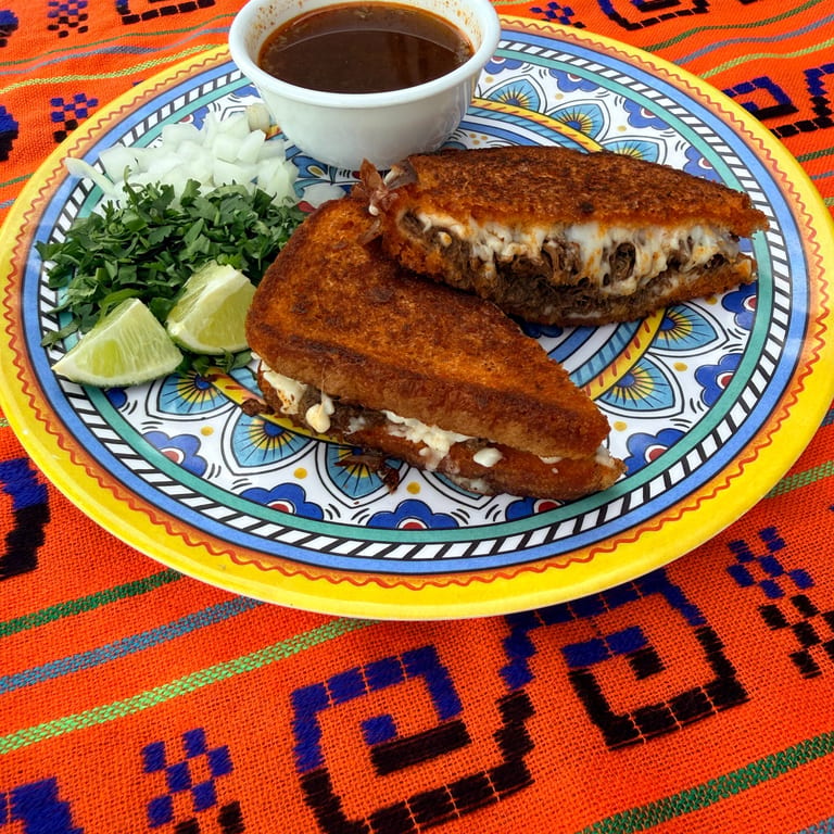 Indulge in Birria Grilled Cheese
