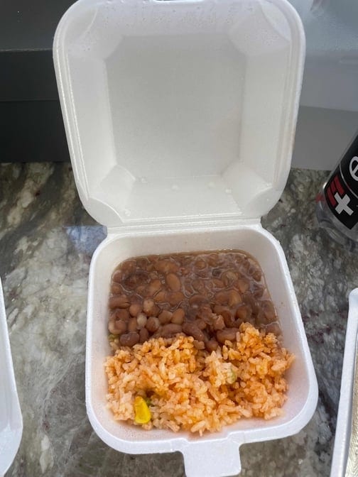 Frijoles Y Arroz (Side of Rice and Beans).