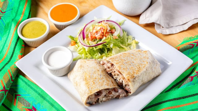 Carne Asada Burrito.