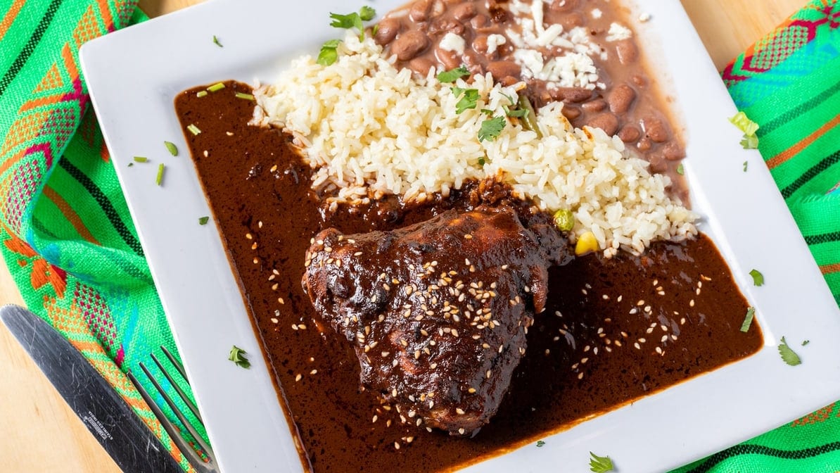Authentic Mole Poblano.